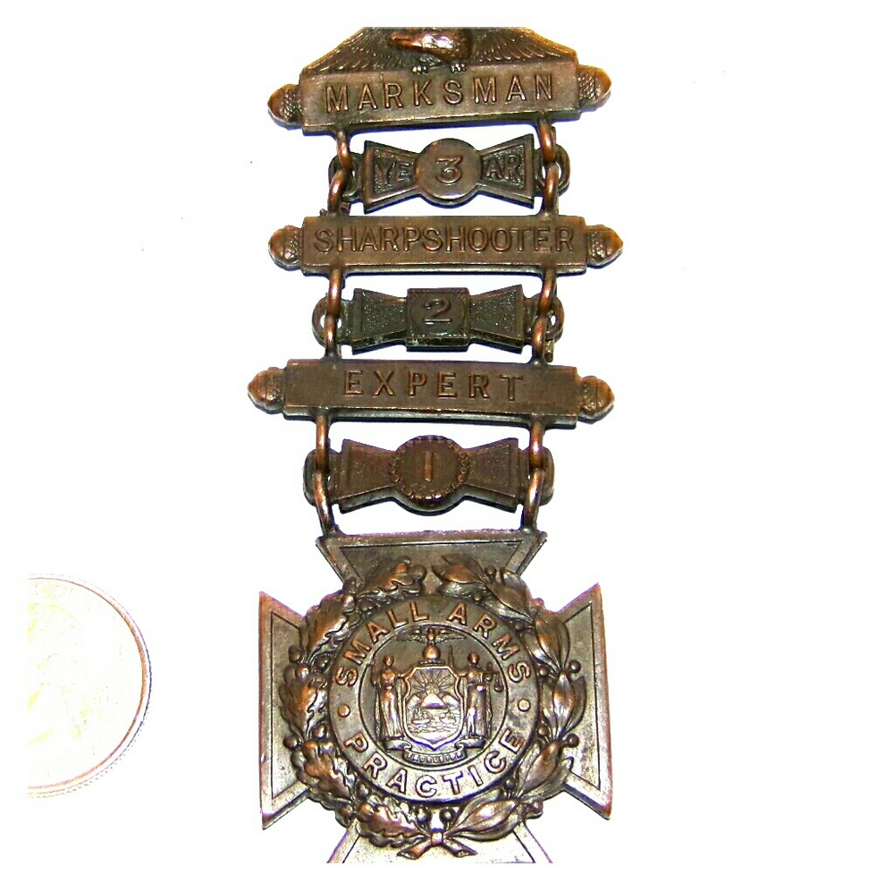 Spanish American war new york army Tiffany Medal